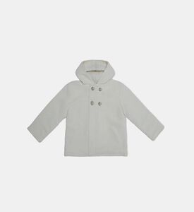 Double-breasted Hooded Jacket