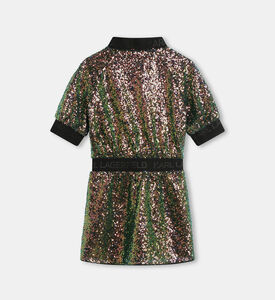 Girl Sequin Embellished Dress