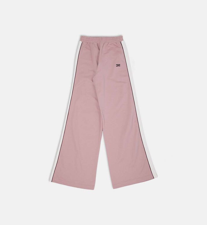 Stripe-print Wide-leg Pants