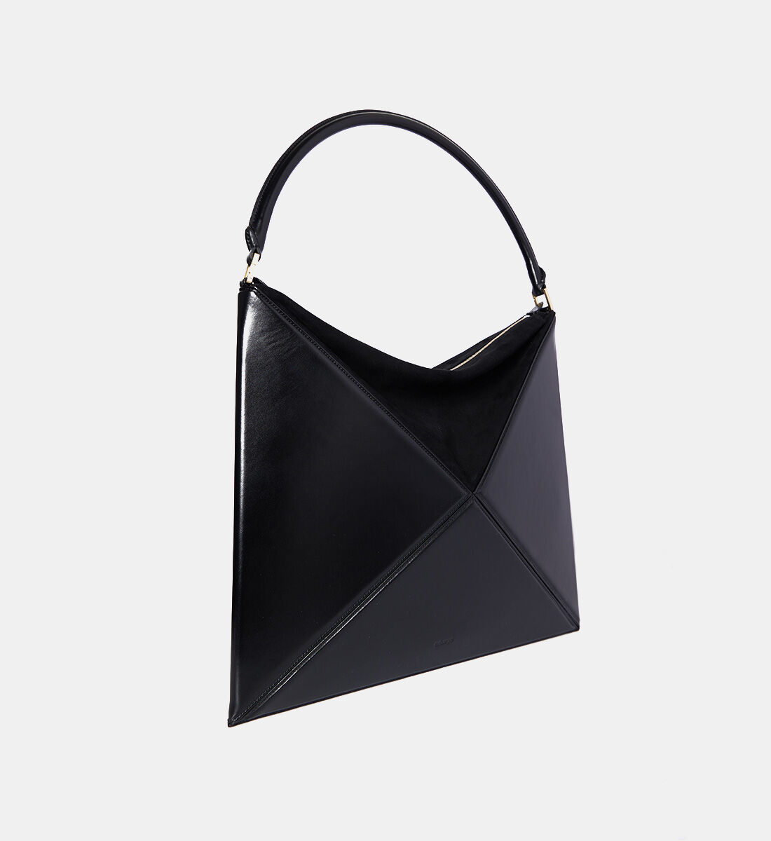 Mlouye Flex Geometric Leather Hobo Cross Body Galeries