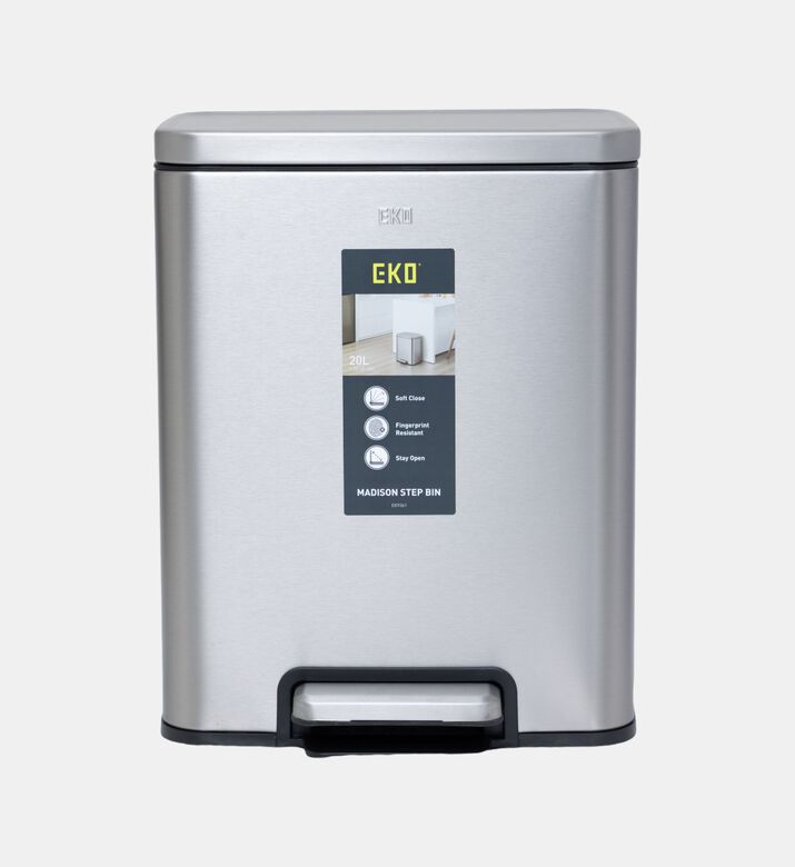 سلة مهملات فولاذ مقاوم للصدأ