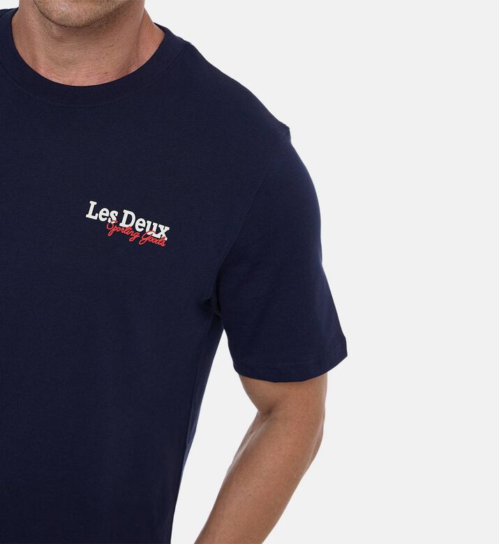 Les Deux Racing Crewneck T-shirt, Model View