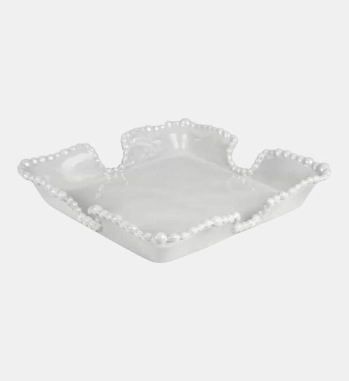 Pearl-embellished Napkin Holder
