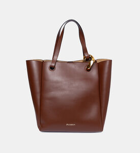 حقيبة جلد عجل بسلسلة ذهبية اللون