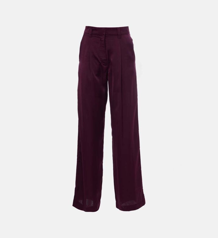 Pleats-detail Wide-leg Pants