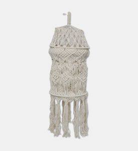 Home Deco and More Loopine Natural Cotton Macrame Chandelier, Packshot View