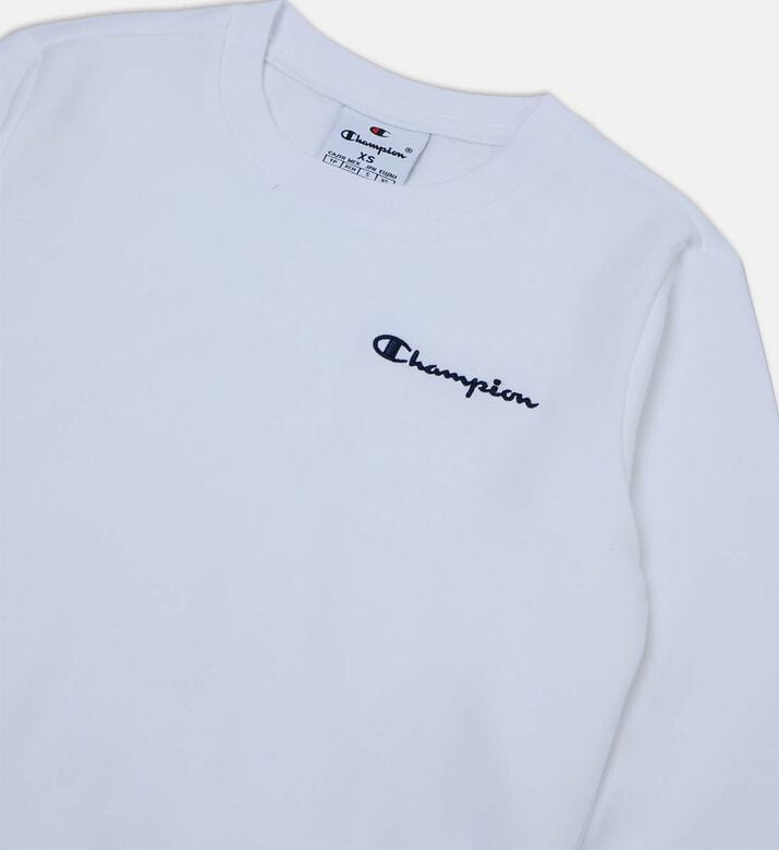 Champion Embroidered Logo-detail Sweatshirt Same As 901177947 Different Color, White, Xs, Packshot View Champion Embroidered Logo-detail Sweatshirt Same As 901177947 Different Color, White, Xs, Packshot View
