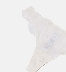 سروال ساودري داخلي برازيلي شبه شفافة مطرز