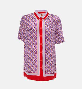 Graphic Pineapple Scarf Printed Shirt Graphic Pineapple Scarf Printed Shirt