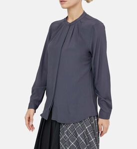 Mandarin Collar Blouse