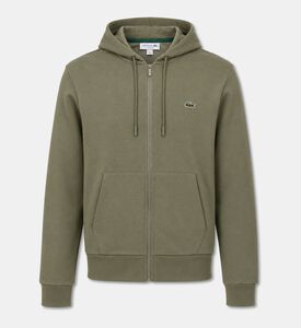 Lacoste Hooded Long-sleeve Sweatshirt, Khaki, S, Packshot View