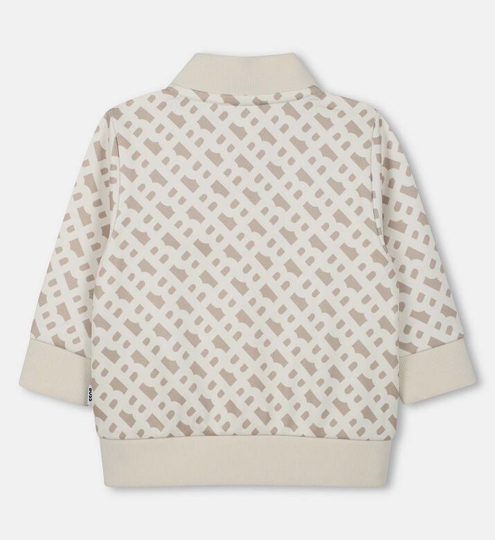 طقم جاكيت بومبر بنقشة هندسية