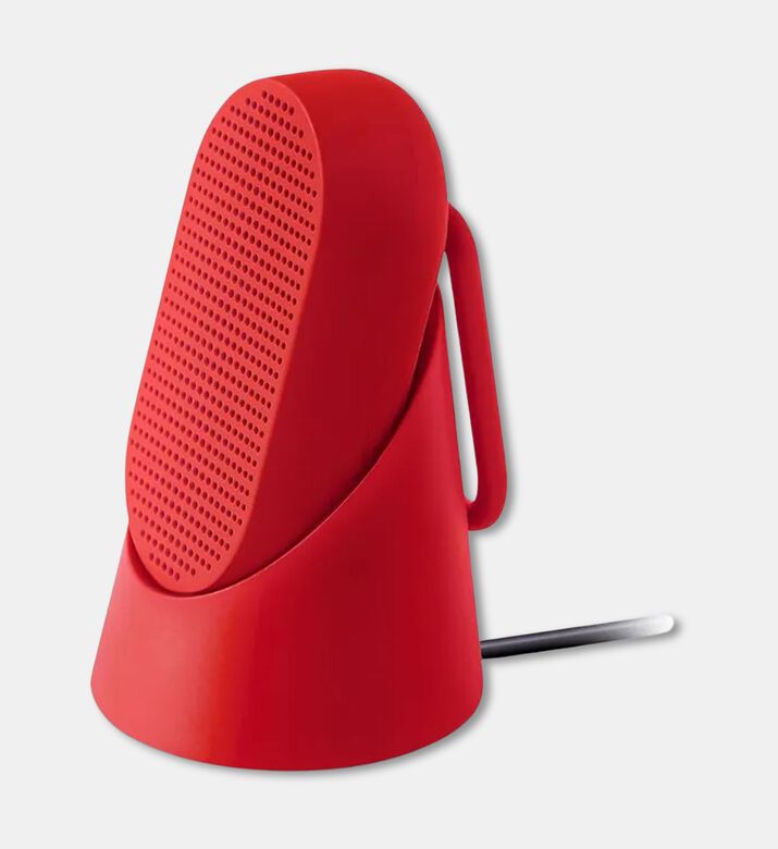 Lexon Design Mino T Bluetooth Speaker, Red, Packshot View