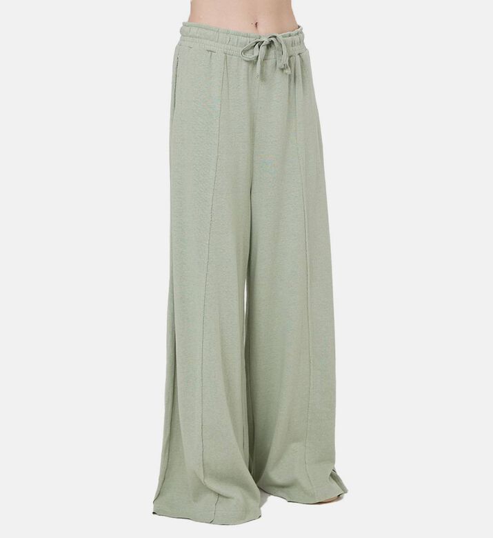Slow Knit Wide-leg Pants