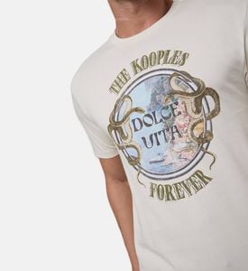 The Kooples Logo-print Short-sleeve T-shirt, Model View