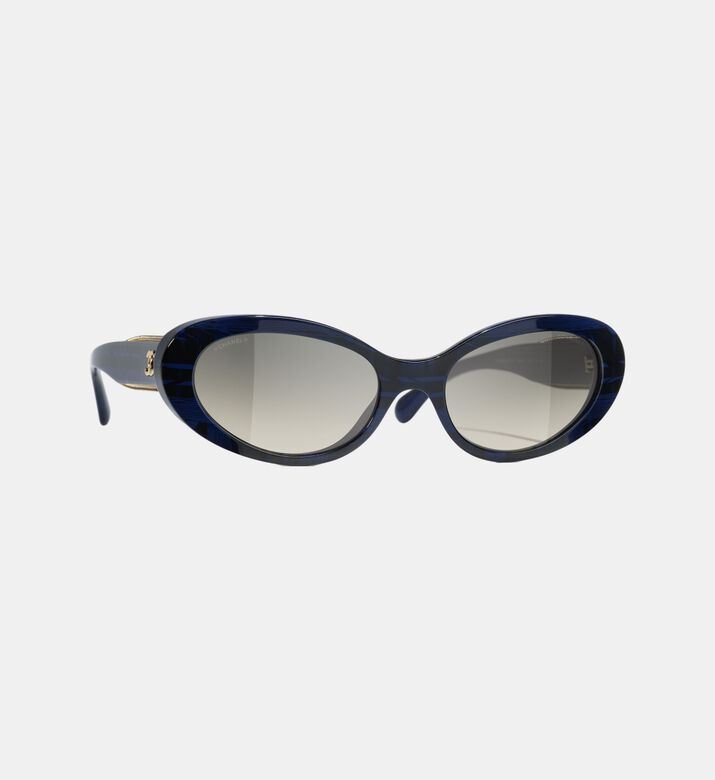 Cat-eye Chain Detail Sunglasses