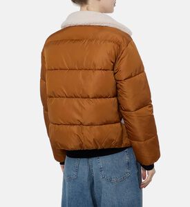 Save the Duck Faux Shearling Trim Jacket, Model View