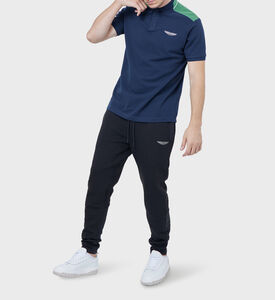 Cotton Colour Block Design Polo Shirt