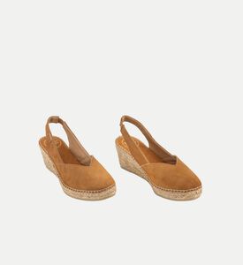 Betty Suede Leather Mid-wedge Espadrille