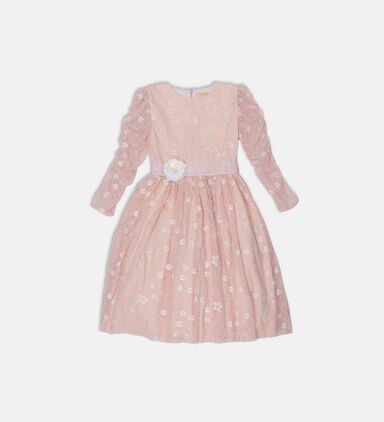 Sparkling Floral Lace Dress