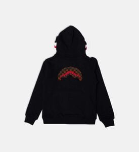 Sprayground Shark Tooth Liner Pullover Hoodie, Black, 10y, Packshot View