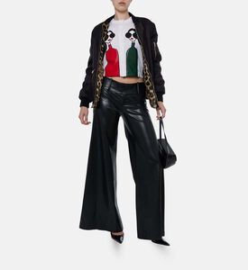 Alice and Olivia Button Closure Long-sleeve Cardigan, Model View