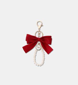 StickyBestie Charm Bow Pearl, Red, Packshot View