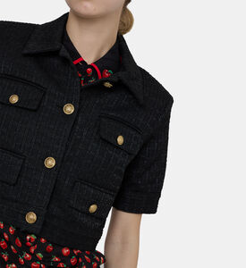 Elle Short-sleeve Patch Pocket Jacket