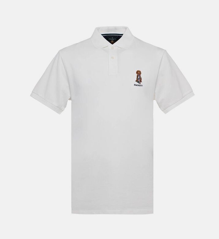 Hackett London Logo-embroidery Short-sleeve Polo Shirt, Packshot View