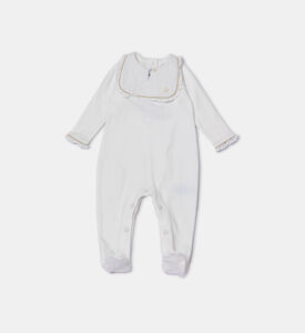 لباس قطعة واحدة ذهبي عاجي