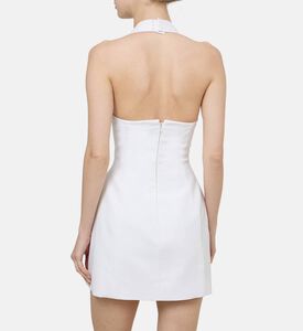 Halter Collar Mini Dress