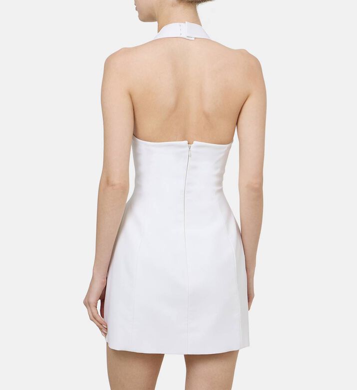 Halter Collar Mini Dress