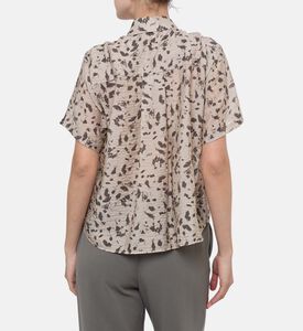 Samsoe All-over Print Button Closure Shirt, Model View