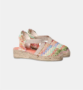 Edita-nz Textile Wedge Espadrilles