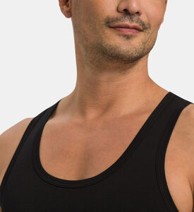 بلوزة بدون أكمام من قطن فاخر