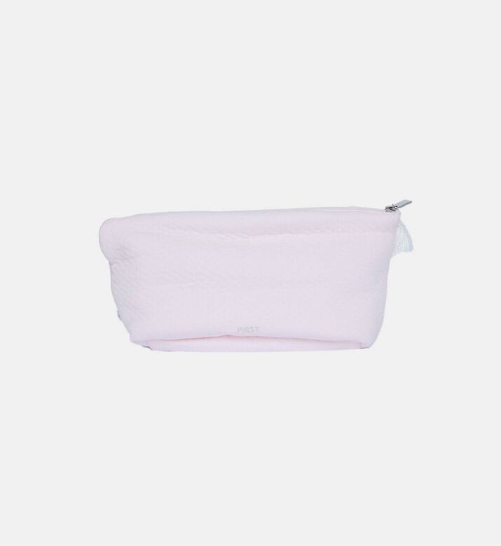 Embroidered Detail Cosmetic Bag