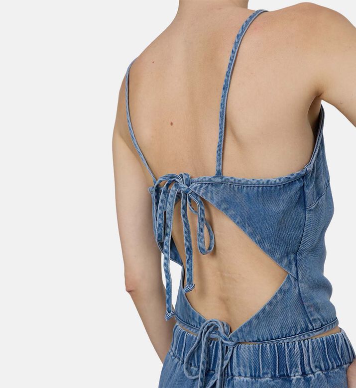 Sabellagio Denim Slim-fit Top