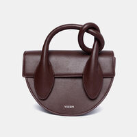 Pretzel Mini Crossbody Leather Bag