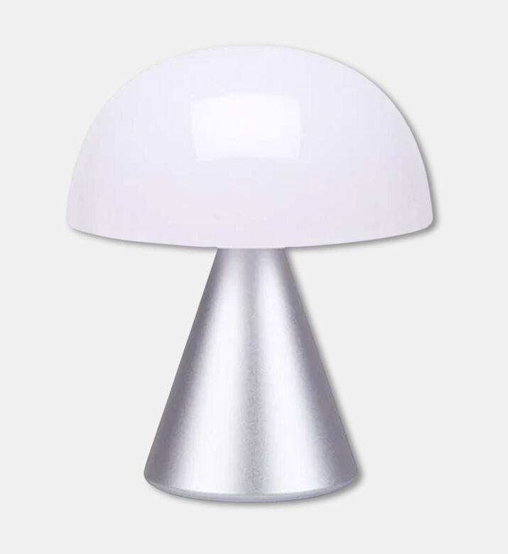 Lexon Design Mina Mini Led Lamp, Silver, Packshot View