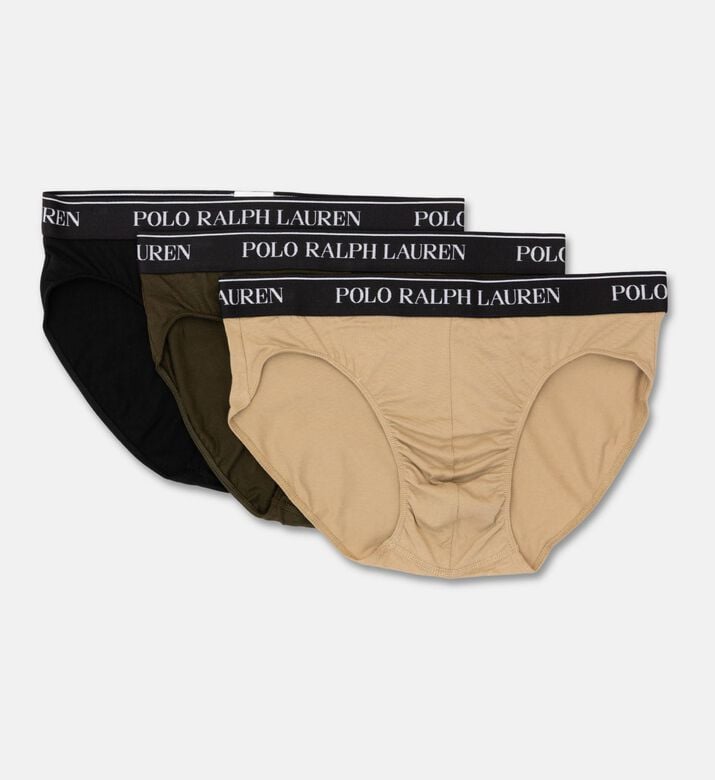 Ralph Lauren 3-pack Brief Printed Waistband Set, Packshot View