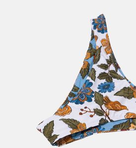 Blue Garden Scarf Reversible Bikini Bottom