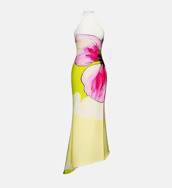 Olivia Floral Halter Gown