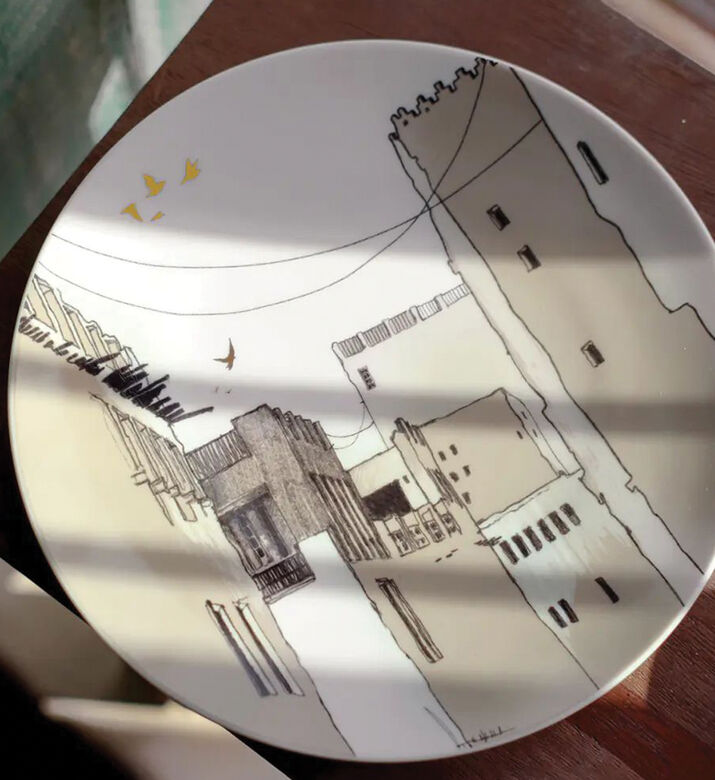 Silsal Naseem Salad Plate, Packshot View