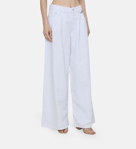 Wide-leg Denim Pants