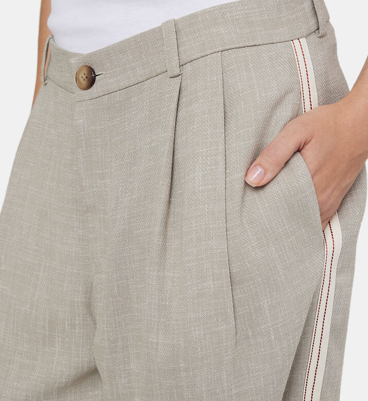 Alison Contrasting Piping Pants