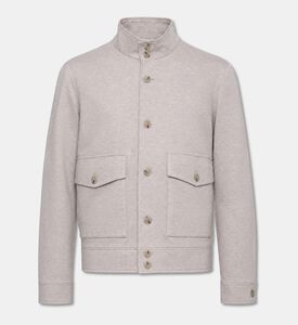 L.B.M Cotton Stand-collar Bomber Jacket, Packshot View