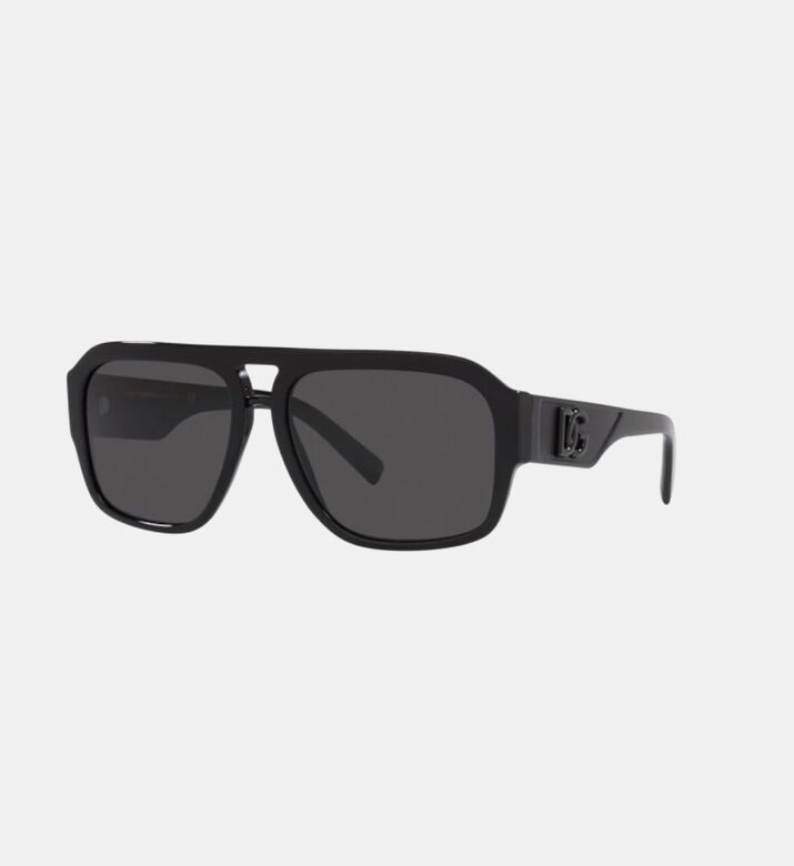 Square Double Bridge Sunglasses 58