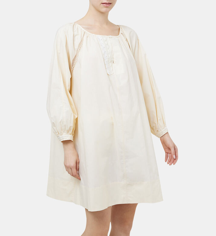 Contemporary Cotton Poplin Short Dress Contemporary Cotton Poplin Short Dress