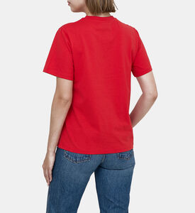 تيشيرت قطن بطبعة لوغو