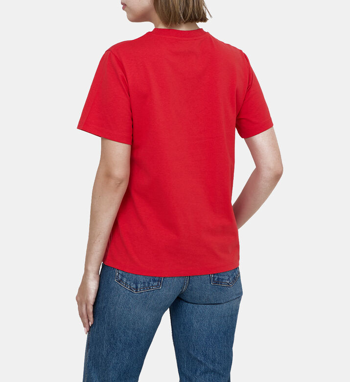 تيشيرت قطن بطبعة لوغو